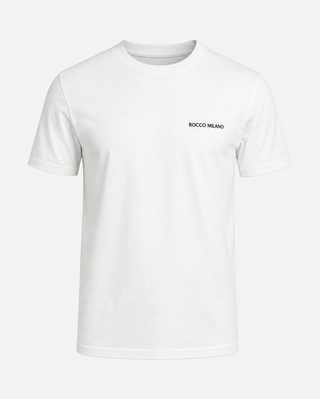 ROCCO MILANO T-Shirt Herren Weiß – Ghost Mockup