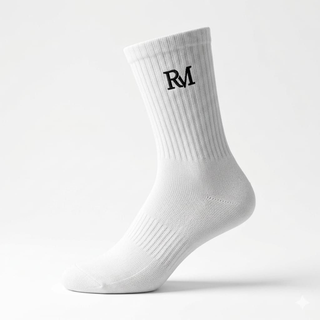 ROCCO MILANO Socken Schwarz und Weiß Mix