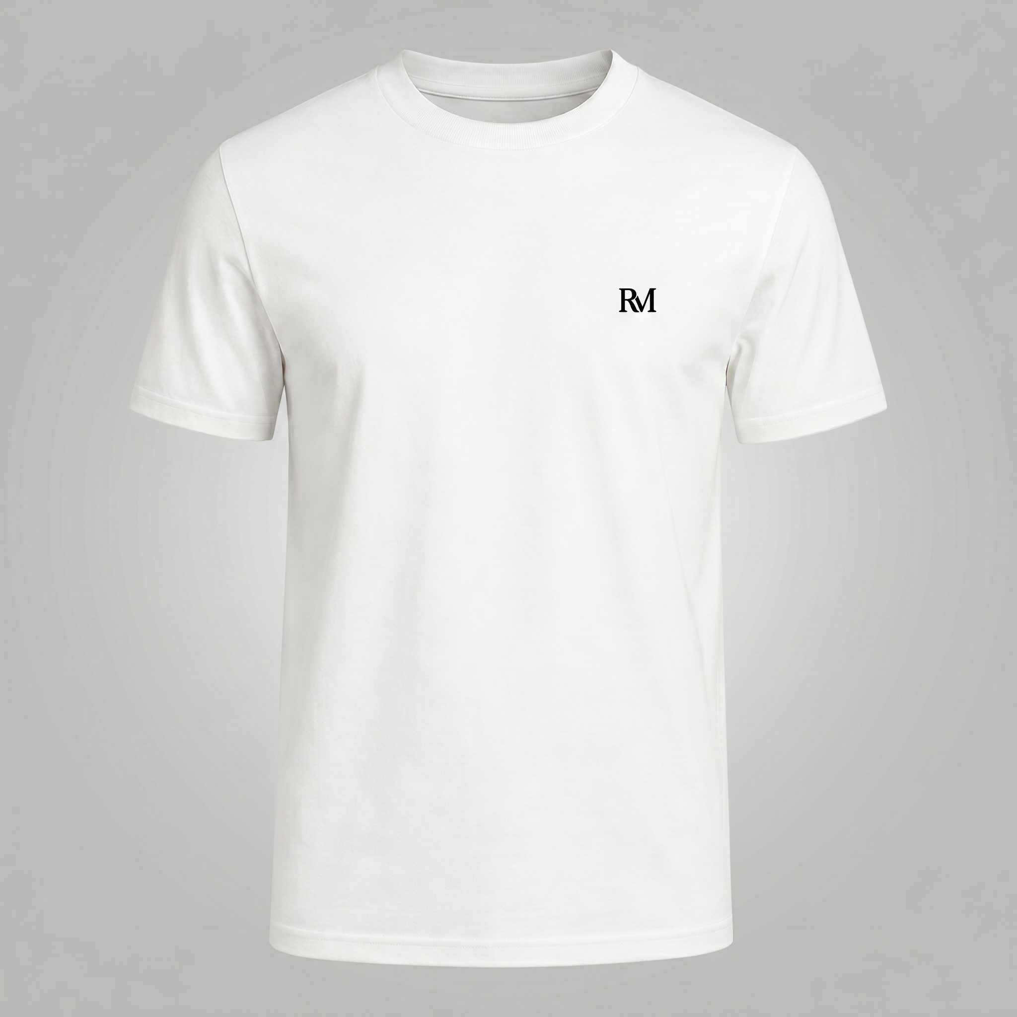 ROCCO MILANO Essential T-Shirt Damen Schwarz – Ghost Mockup